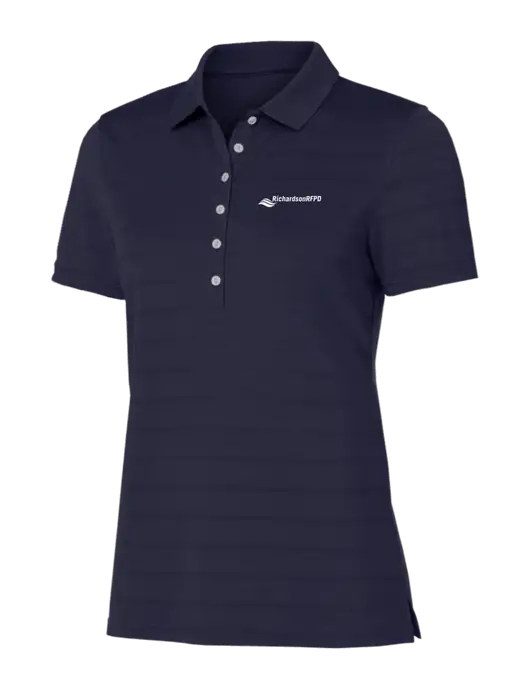Callaway Womens Navy Ventilated Polo w/Richardson RFPD Logo