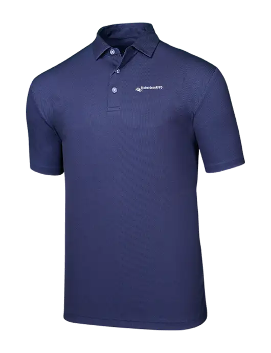 Callaway Birdseye Navy Polo w/Richardson RFPD Logo