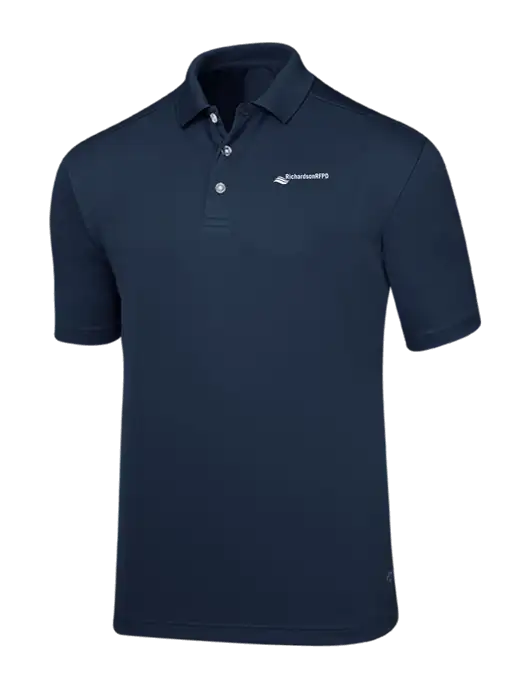 Callaway Core Navy Performance Polo w/Richardson RFPD Logo