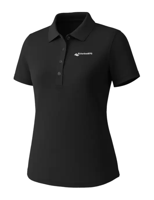 Callaway Womens Core Black Performance Polo w/Richardson RFPD Logo