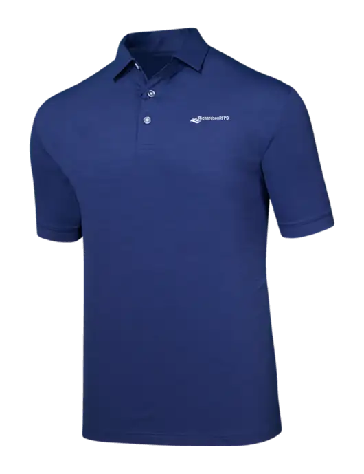 Callaway Navy Fashion Tonal Polo w/Richardson RFPD Logo