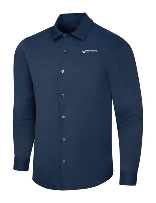 Navy City Stretch Shirt w/Richardson RFPD Logo