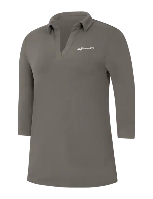 Womens Dark Grey Luxe Knit Tunic w/Richardson RFPD Logo