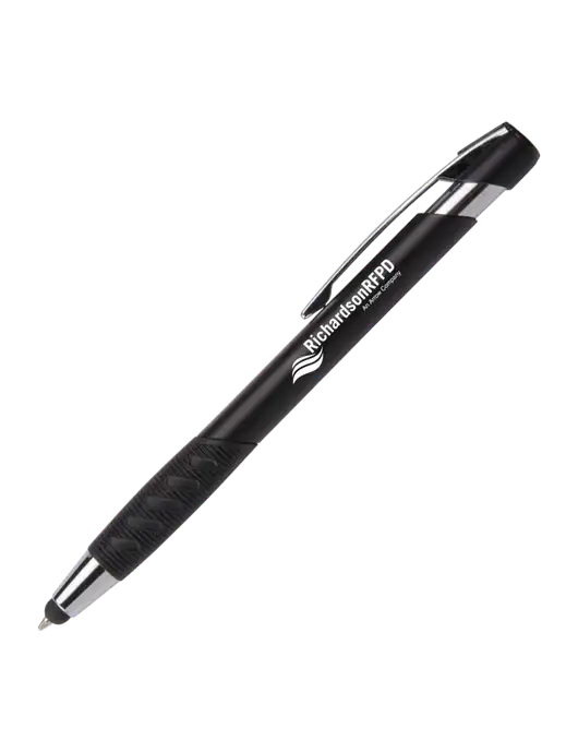 Alize Black Stylus Black Ink Pen w/Richardson RFPD Logo