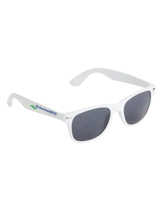 Daytona White Sunglasses w/Richardson RFPD Logo
